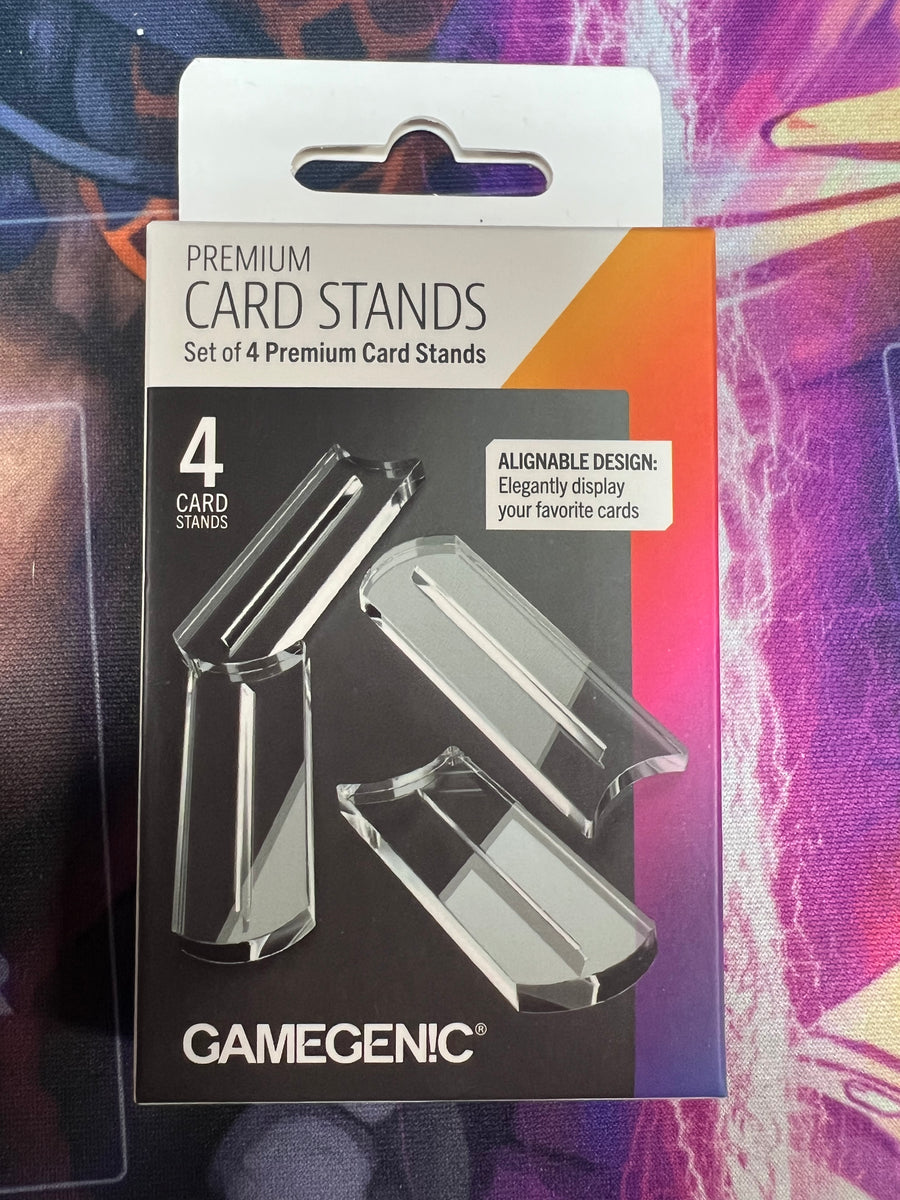 Gamegenic Premium Kartenständer Set - 4x Acryl Ständer Für Sammelkarten & Brettspiele