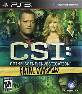 CSI: Crime Scene Investigation: Fatal Conspiracy (Playstation 3)