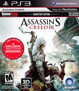 Assassin's Creed III: Gamestop Edition (Playstation 3)