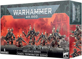 Chaos Space Marines:  Chaos Terminator Squad