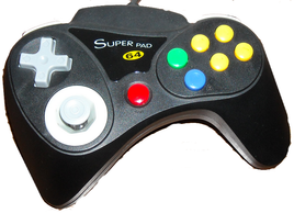 Nintendo 64 InterAct SuperPad 64 Controller Black (Nintendo 64)