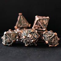 Bronze - Weird West Wasteland Metal Dice Set