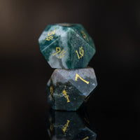 Indian Agate Stone Dice Set