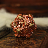 Dragon's Lair Hollow Metal Dice Set - Copper