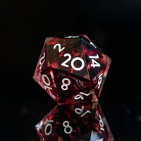 Bloodbath Sharp-Edged Resin Dice Set