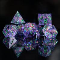 Galactic Shatter Sharp-Edged Resin Dice Set