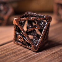 Legends of Valhalla - Bronze Hollow Metal Dice Set