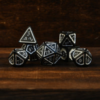 Cleric's Domain Ice And Shadow Metal Dice Set