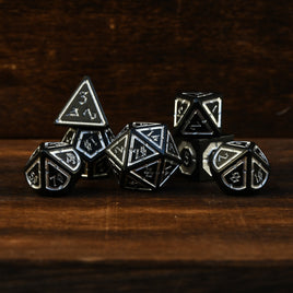 Cleric's Domain Ice And Shadow Metal Dice Set