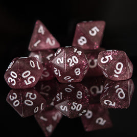 Glass of Rosé Acrylic Dice Set