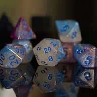 Unicorn Nebula Acrylic Dice Set