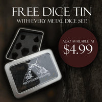 Sword of the Holy Knight Metal Dice Set