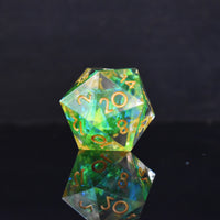 Acid Arrow Sharp-Edged Resin Dice Set