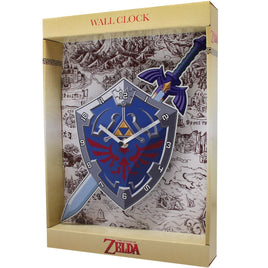 The Legend of Zelda Shield and Sword Clock