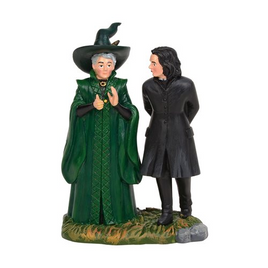 Harry Potter Village Snape and McGonagall Statue