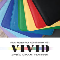 Vivid 12 pocket zippered PRO-binder